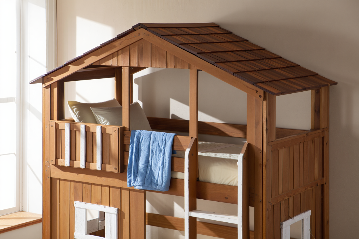 Lit superposé cabane : L’équilibre parfait entre jeu et sommeil